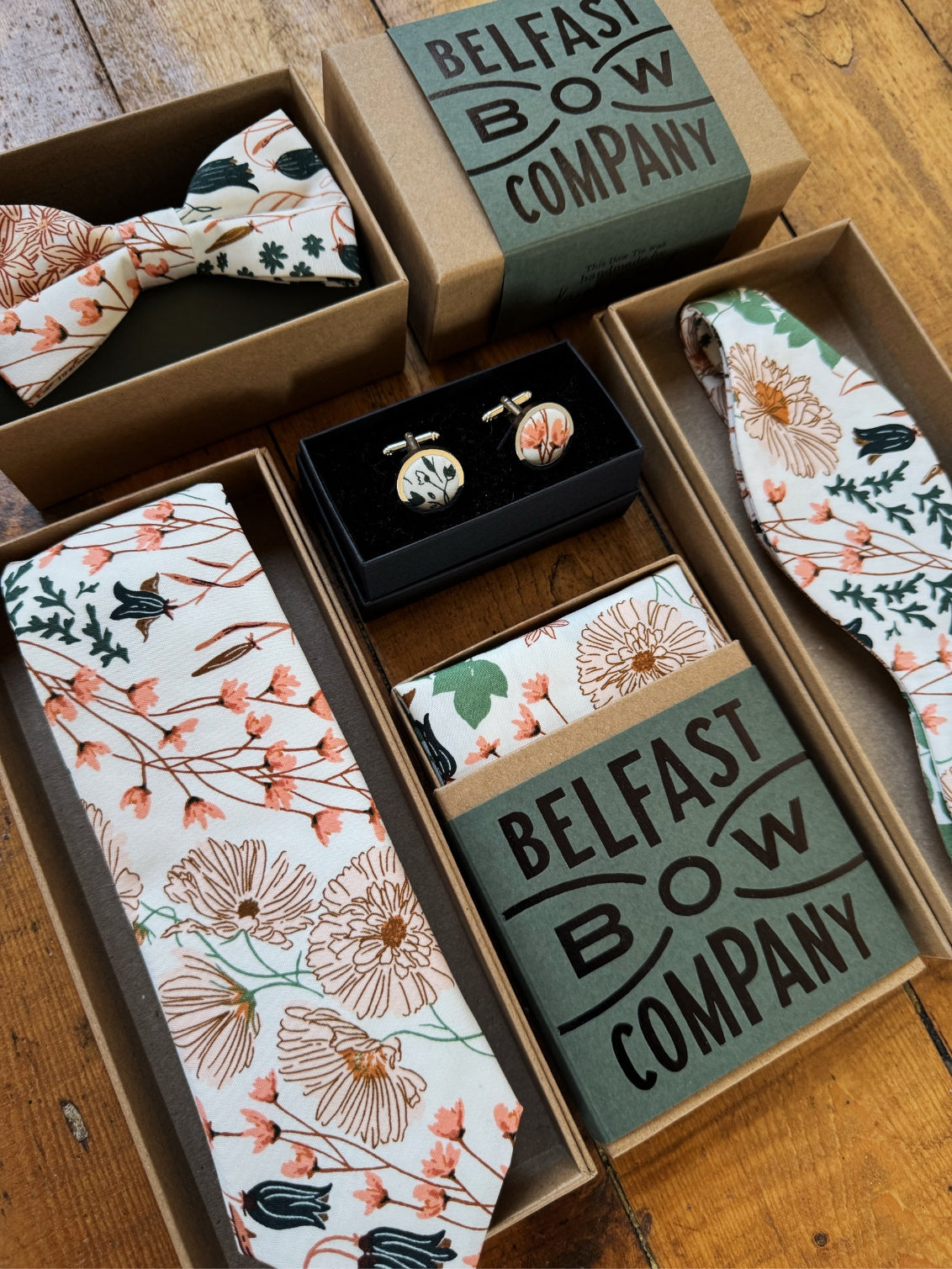 boho blooms collection by the belfast bow company