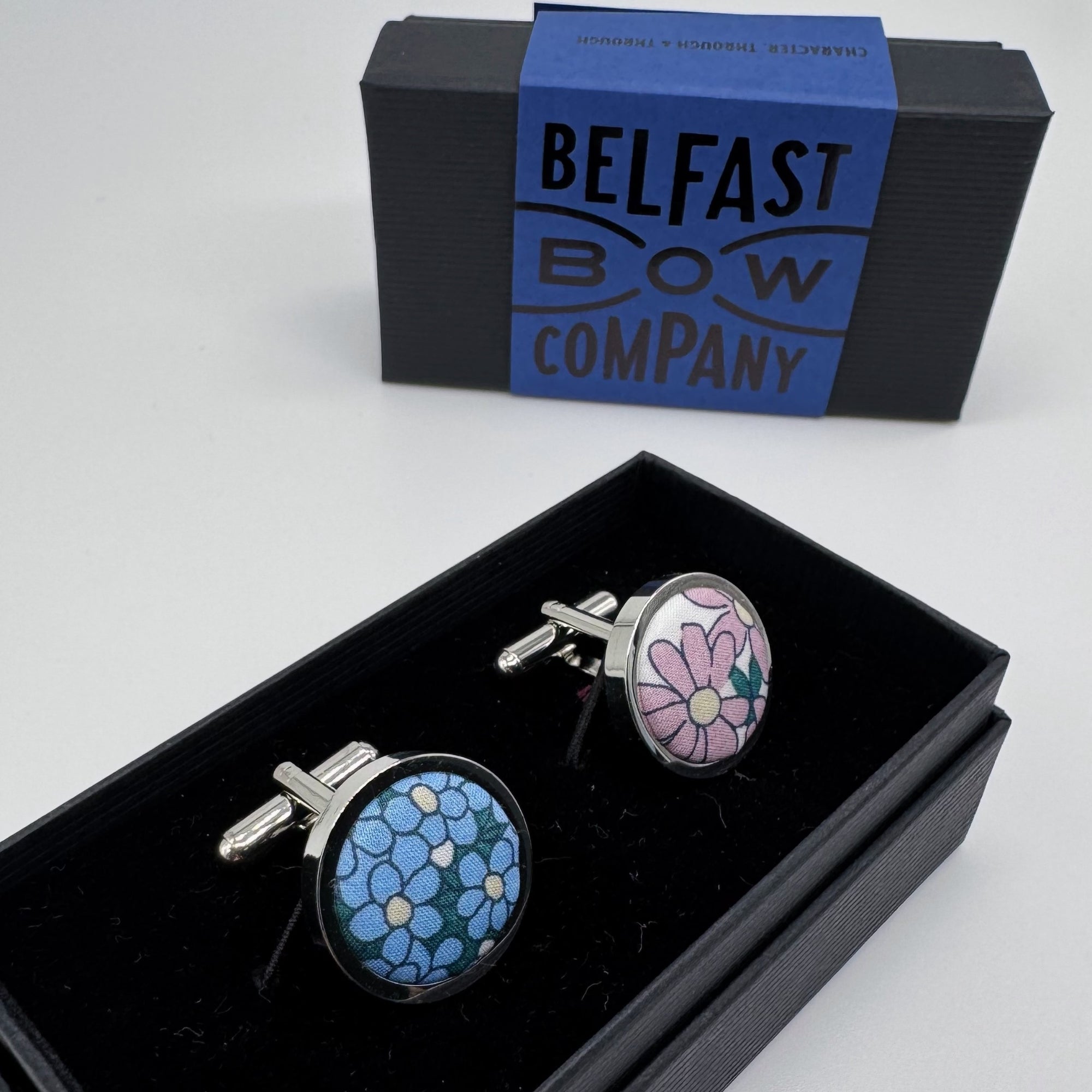 Liberty of London Cufflinks in Cornflower Blue