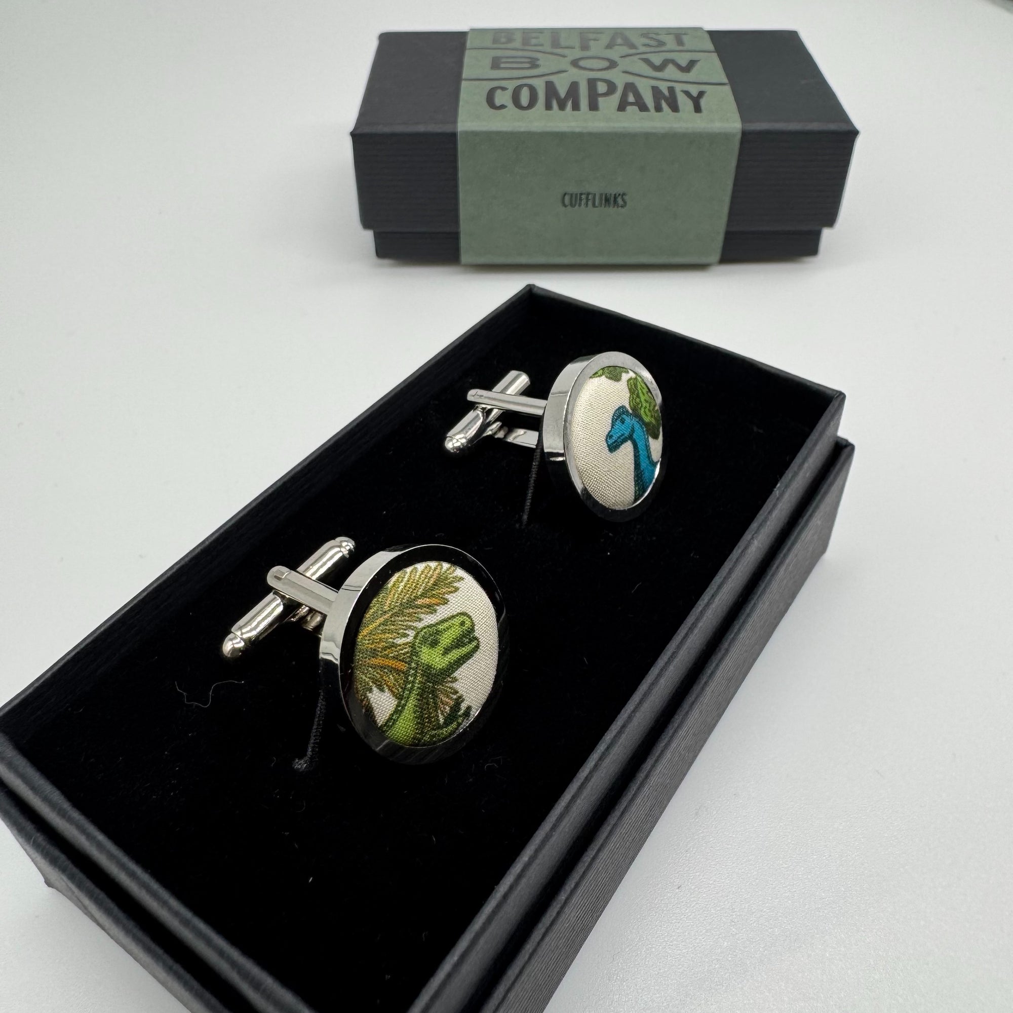 Liberty of London Cufflinks in Dinosaur Print