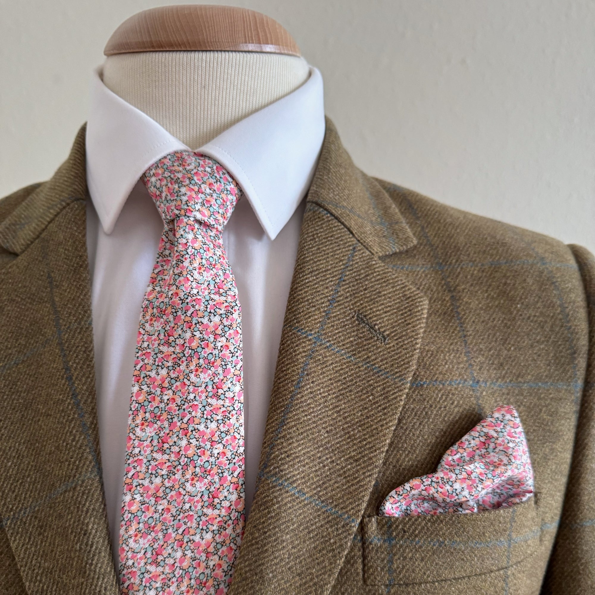 Liberty of London Tie in Pink Ditsy