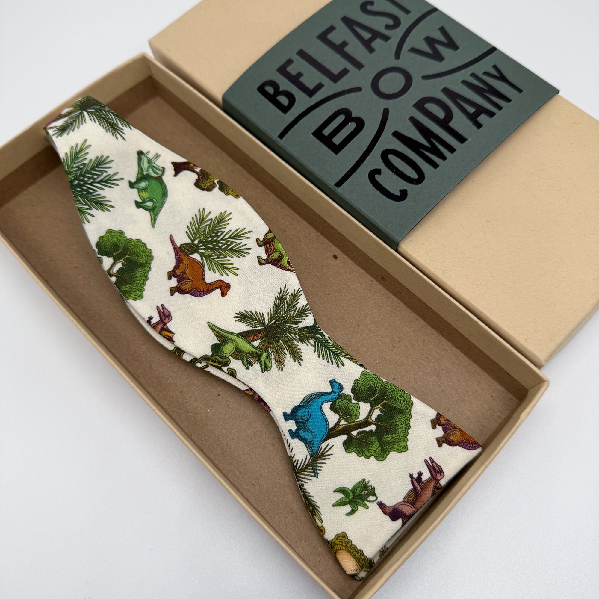 Liberty of London Bow Tie in Dinosaur Print