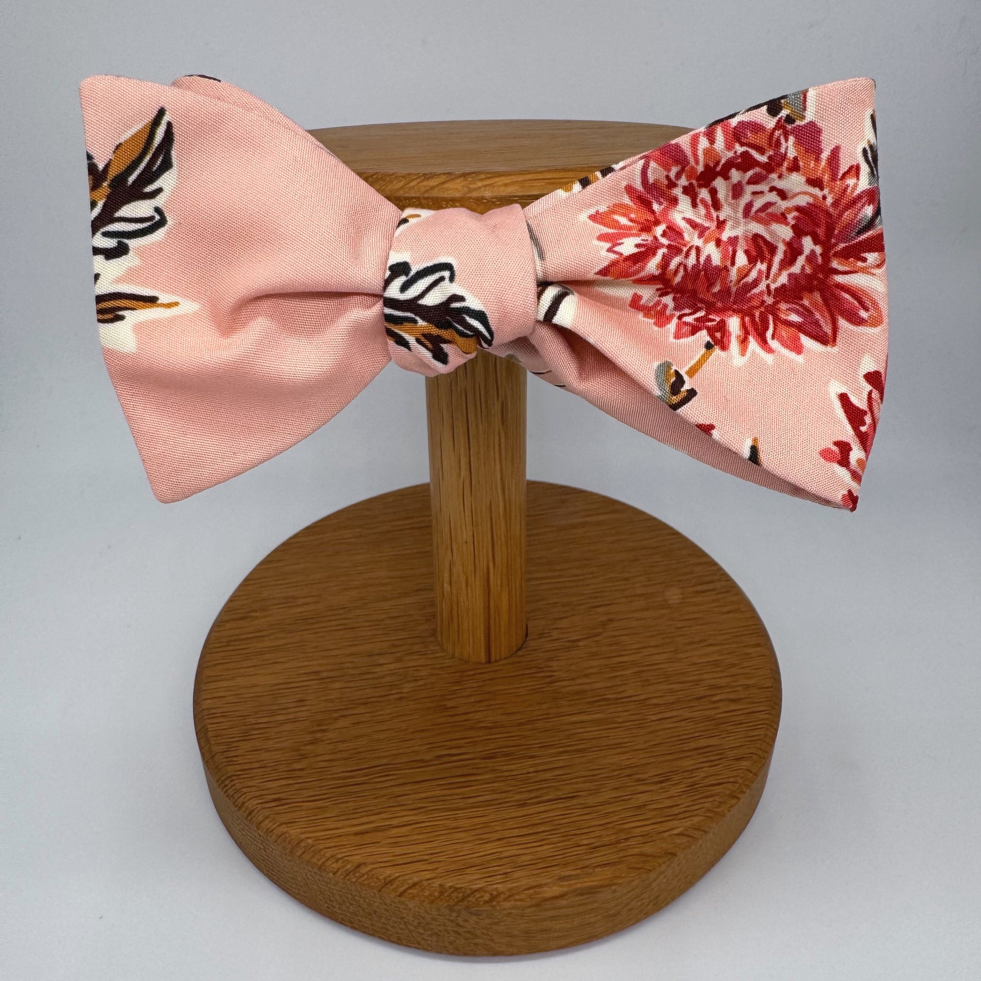 Boho Bloom Bow Tie in Light Watermelon Floral