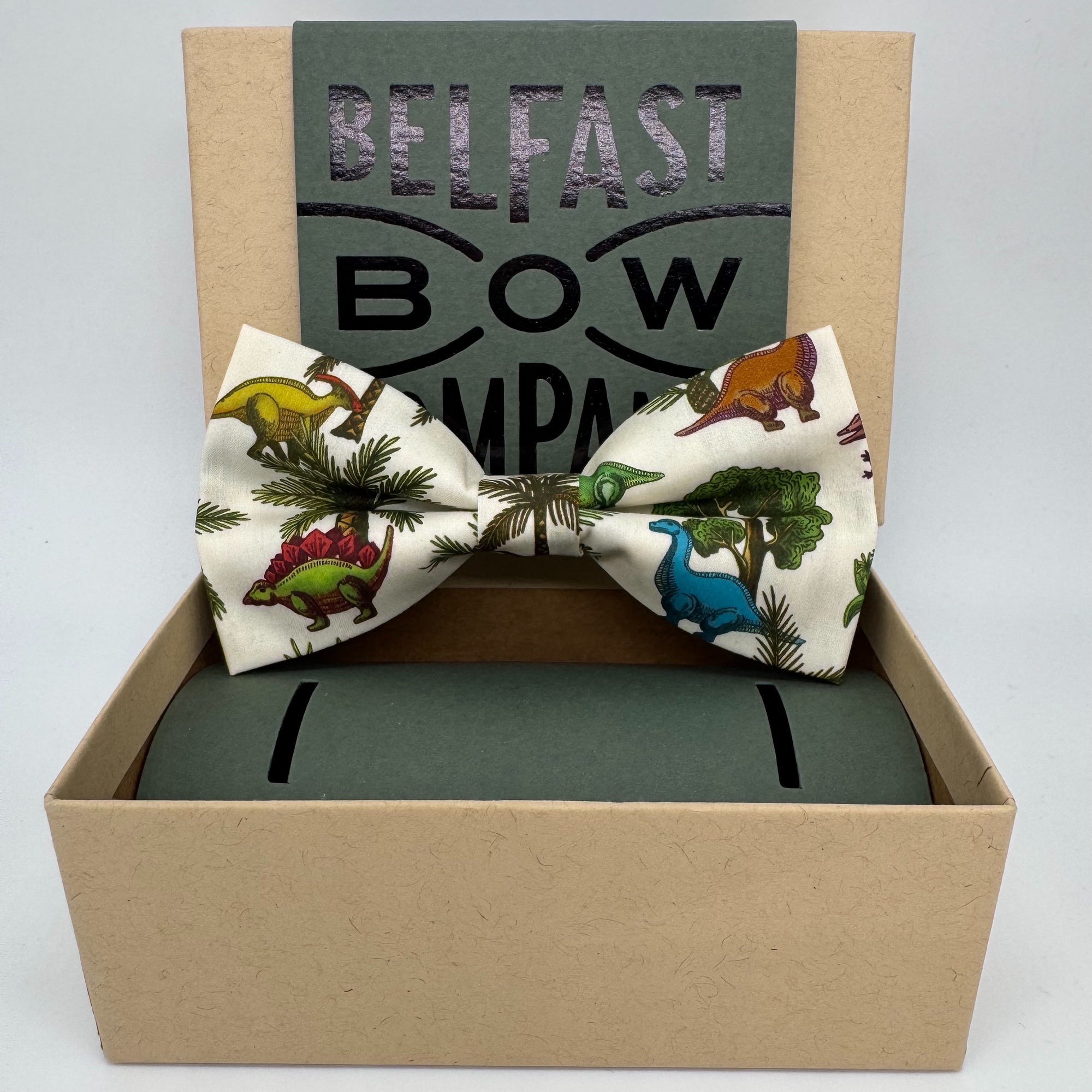 Liberty of London Bow Tie in Dinosaur Print