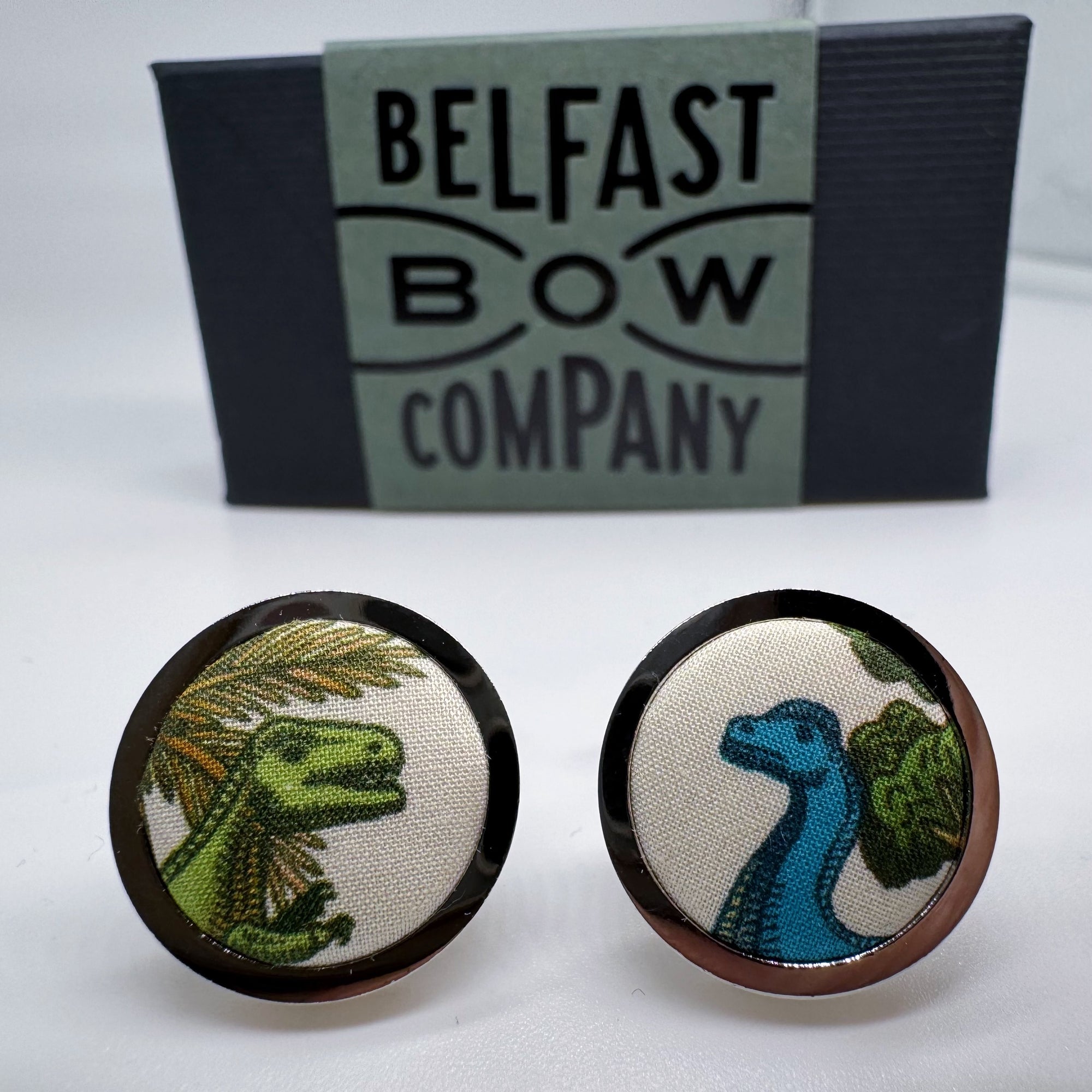 Liberty of London Cufflinks in Dinosaur Print