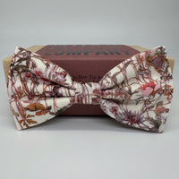 Liberty Bow Tie in Pink Wildflowers by the Belfast Bow Company